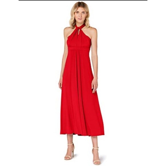 Maxi Hollow Dress Women's Size 11 Racerback Formal Dress Flowy Lightweight - Picture 1 of 8